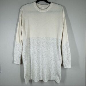 Lululemon Restful Intention Sweater Tunic Angel Wing Heathered Light Ivory Small